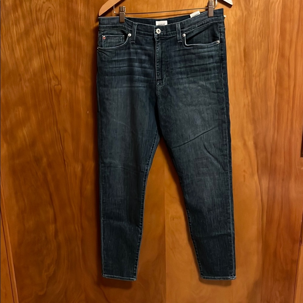 Hudson Jeans Blair High Rise Super Skinny Blue Denim 28” inseam